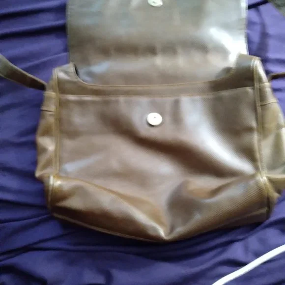 Vintage Brown Satchel | Size 13"x11" - Picture 7 of 9